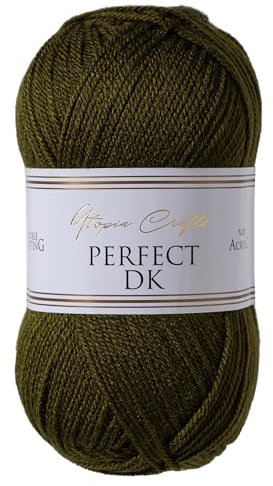 Utopia Crafts DK Double Knitting Yarn 100g (Woodland Green)
