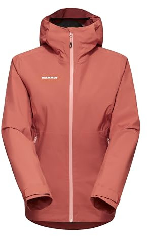 Mammut Damen Alto Light Hooded Women Hardshell Jacket, Brick, L EU