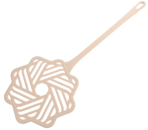 iplusmile 1 Stück Quilt-Reinigungswerkzeug Teppich-Staubtuch Tröster Draht Teppich Teppich Kehrmaschine Trocknen Teppich Paddelgriff Baumwolle Quilt-Werkzeug