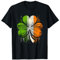 Distressed Ireland Flag Shamrock Irish Flags Vintage T-Shirt