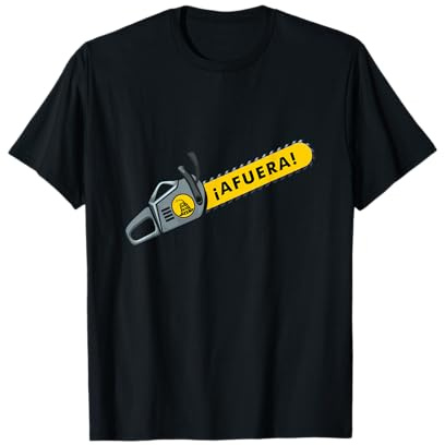 ZEROGOV Afuera Milei Kettensäge Libertarian ANCAP Liberty Freedom T-Shirt