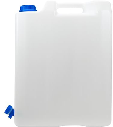 Cost Wise drinking water carrier/jerry can for camping/caravaning/picnics with easy turn tap (20l)