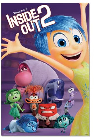 Grupo Erik Poster Disney Pixar Kunstdruck - Deko Wohnzimmer oder Deko Schlafzimmer - Deko Zimmer - Größe 61 x 91 - Offizielle Disney Fanartikel