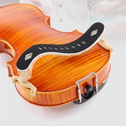 Violinen-Schulterstütze, Violinenkinnstütze für 4/4-Größe, Schulterstütze mit verstellbarem Design für Breite und Höhe, Acrylmaterial, hochfester, weicher Schwamm, Silikonkrallen passend für Ihre