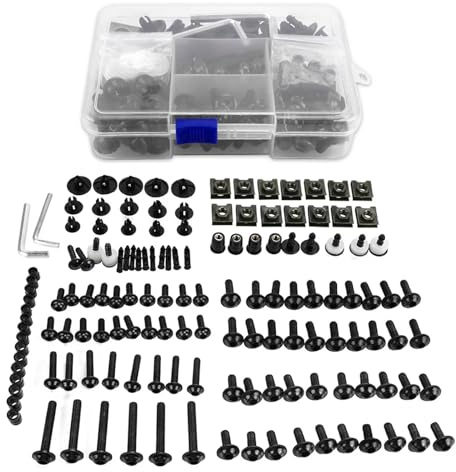 Viti Ergal Moto PER Y-AMAHA T-enere 1200 700 T-MAX T-MAX500 T-MAX530 T-MAX 560 T-ech Max UN Set M6 M5 Kit bulloni carena Carrozzeria Elementi di fissaggio Viti Dado(Black)