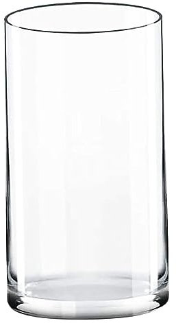LIFKOME Vaso Cilíndrico De Transparente para Arreglos y Decoración del Contenedor De Flores para Interior