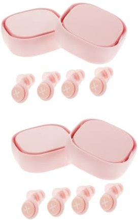 SEWOART Gehörschutz Unsichtbar 4 Sets Mädchen Ohrstöpsel Mit Geräuschunterdrückung Ohrstöpsel Ohrstöpsel Ohrstöpsel Mit Ohrhaken Unsichtbare Ohrstöpsel Konstruktion Schalldichte Ohrstöpsel Anti Lärm