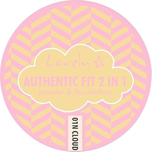 Lovely 2-in-1 Authentic Fit N2 Compact Foundation mit voller Abdeckung und mattem Finish