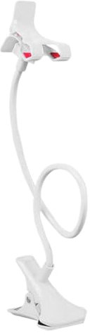 Support de téléphone de 50 cm pour lit - Bras Flexible - Support Mural pour lit - Réglable à 360° - Pince de téléphone Portable pour téléphone, Chevet, Chambre à Coucher, salles de Sport, expositions