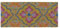 MY MAT Printed Coir Doormat, Perfect for Indoor and Outdoor Use, Large Welcome Mat for Front Door, Entryway and Patio (Bright Tile)