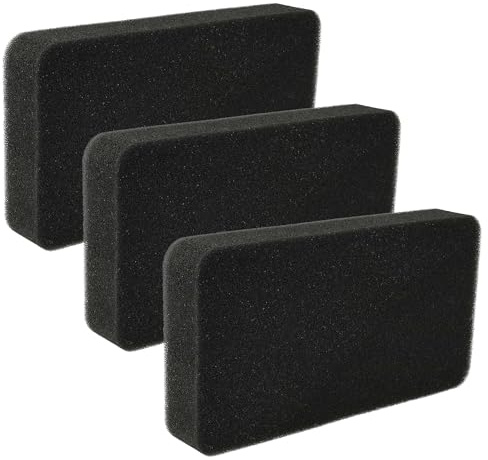 vhbw 3x Staubsaugerfilter Ersatz für Rowenta RS-RT3184 Filter für Staubsauger - Schaumstofffilter