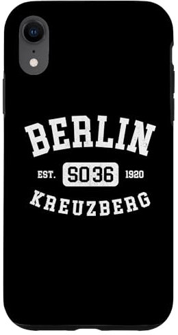 Berlin Kreuzberg SO 36 Vintage College Style Berlin Hülle für iPhone XR