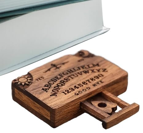 Nybhyjka Lot de 2 minuscules planches à spiritueux en bois avec planchette en bois Ouija parlant avec tiroir pour décoration de paysage Accessoires