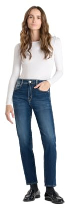 Jeans 400/17 Mom Basic, hohe Taille, Blau, Nr. 2