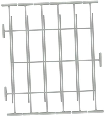 MUELODSIC 15 pièces Barres Fer pour Porte de Cage à Pigeons Barres Entrée Robustes et Durables Fournitures pour Cages et Rideaux Oiseaux Installation Facile et Polyvalente