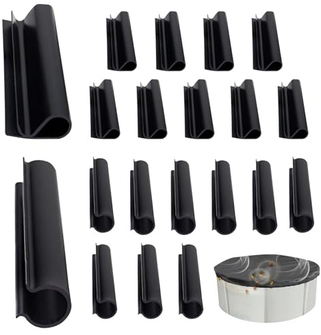 Pool Cover Clamps – Non-Slip Staples for Fixing – Wind Protector Staples for Fixing, for Gardens, Lawn, Terrace, Balcony, Porch and Porch
