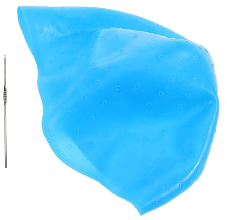 PRETYZOOM Silikon Strähnchenhaube zum Färben Haarschmuck für Dauerwellen Weiche Färbekappe für Salon Heimgebrauch Schutzkappe für Haarlängen
