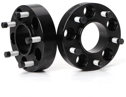 Adapter Spurverbreiterung Für Dacia Für Duster Universal 5 Lug M12x1.5 2 Stück 15/20/25/30/35mm PCD 5x114.3 66,1mm Rad Spacer Distanzscheibe Räder(15mm black)