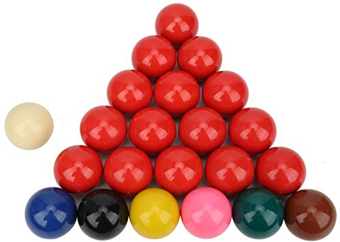 LUCKDANO 22-teiliges Snooker-Kugel-Set – Premium-Harz-Billard-Pool-Kugeln 52,2 Mm/2,1 Zoll – Ideal für Offizielle Spiele und Heimspiele