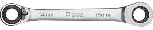 WESTFÄLISCHE GESENKSCHMIEDE 29508093 WGB Doppel-Ringratschenschlüssel gekröpft SW 8 x 9 mm