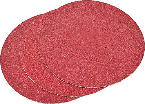 Falon Tech 100 Stück Klett Schleifpapier Schleifscheiben für Exzenterschleifer Ø 125 mm Schleifmaschine Ohne Loch Körnung P 60
