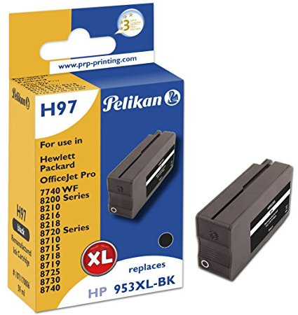Pelikan XL Druckerpatrone H97 ersetzt HP 953XL BK schwarz / L0S70AE