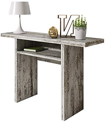 Selsey Italia Console d'appoint/Table Extensible, Bois, Vintage, 120 x 35/70 x 76