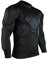 Lalander Protektorenshirt Langarm Protektoren Shirt Gepolstert Sportanzug/Schutz Bekleidung für Fußball Basketball Paintball Kampfsport Rugby