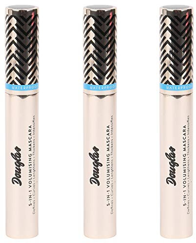 3x Douglas Make-up 936287 Augen Mascara Exception Black 9 g Set