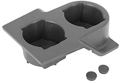 X AUTOHAUX Car Center Console Glove Box Dual Cup Holder Insert Black