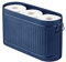 mDesign Ersatzrollenhalter für 6 Rollen Toilettenpapier – geräumiger Klopapierhalter im Retro-Design aus Metall – stilvolle Toilettenpapier Aufbewahrung für das Bad oder Gäste-WC – blau