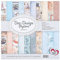 Ideen mit Herz Duo-Design-Papiere | Block mit 20 Blatt Bastelpapier | 25 x 25 cm | 250g/m² | beidseitig bedruckt | Designpapier, Motivpapier | ideal für Scrapbooking, Basteln (Maritim 01)
