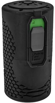 BEGADI Airsoft Federdruck Granate, Fuse einstellbar, robust & einfach, für 300 BB, schwarz (Gen.2)