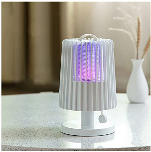 Créatif Ménage Moustique Lampe LED Inhalation Moustique Tueur Veilleuse Chambre À Coucher Ultrasonique Extérieur Électrique Anti-Moustique,Blanc