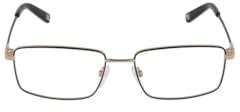FILA Brille mit Sehstärke für Unisex optional mit Sonnenbrillentönung oder Blaulichtfilter, Quadratisch, gefertigt aus Metall (inklusive Brillenetui)