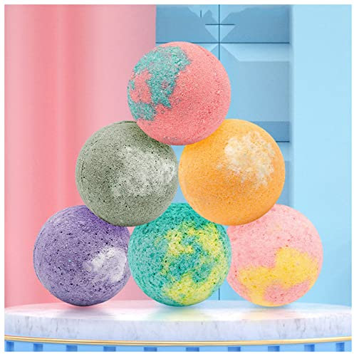 PiurUf Badekugel 12 stücke Bio Bad Geschenk Natürliche Mini Handmade Badefuß Spa Bombe Feuchtigkeitsspendende Trockene Haut Entspannender Duft Badekugel Form