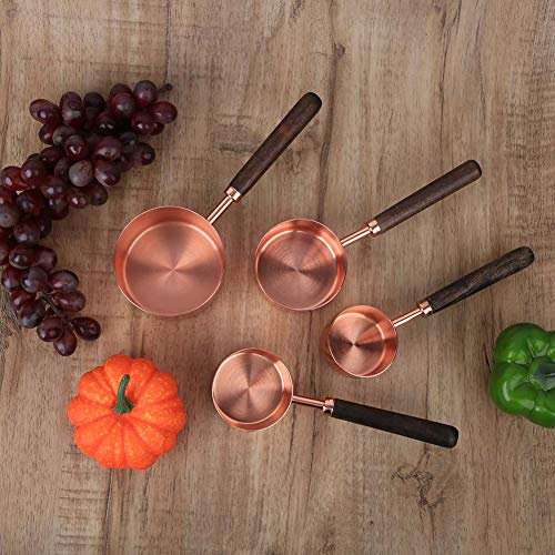 4pcs/Set Stainless Steel,Baking Measuring Spoon Measuring Spoon Rose Gold Measuring Spoon Set Home Kitchen Accessory Baking Tool