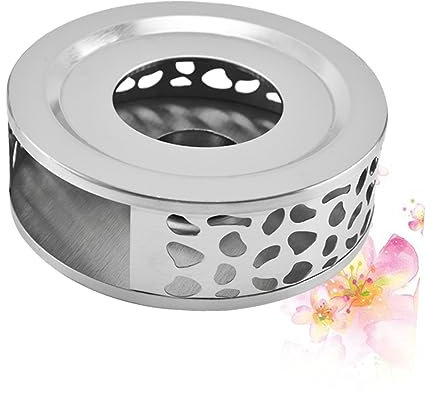 HOMSFOU Tea Warmer Tea Warmer Metal Brackets Ceramic Tea Pot Candle Teapot Heater Tea Candle Heater Glass Teapot Kettle Heating Base Stainless Steel Tea Kettle Tea Heater Glass Jug Milk