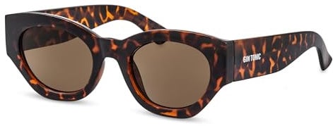 Gin Tonic Damen Sonnenbrille/Retro Sonnenbrille mit etxtra breiten Bügeln/100% UV-Schutz F2512924