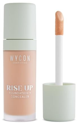 WYCON cosmetics Rise Up Foundation und Concealer mit hellem und ebenmäßigem Finish 09 WARM HONEY