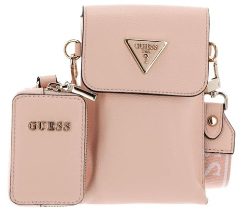 GUESS Latona Flap Chit Chat Phone Bag Light Peach