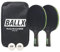 BallX Tischtennisschläger Set incl. Tasche & Bälle DoubleStrike 2000 | Tischtennis Set | Tischtennisschläger Set | Tischtennis Schläger | Tischtenniskelle | Tischtennisschläger Freizeit | Table Tennis