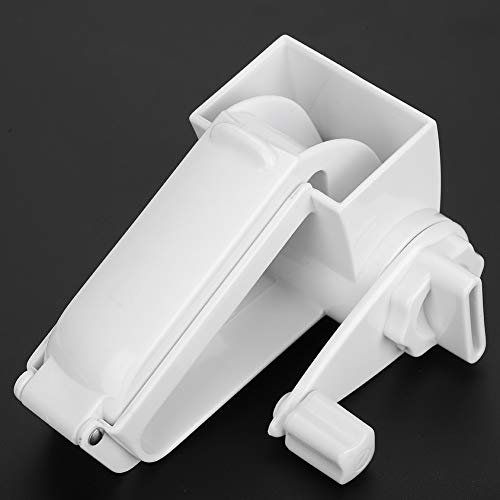Edelstahl-Rotationskäsereibe, Hobel, Zerkleinerer für Gemüse (WHITE)