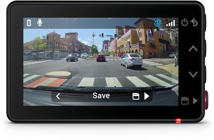Garmin Dash Cam™ X210, Compact 1440p HD Dash Cam with a 140-degree Field of View, Built in Clarity™ Polarizer, Voice Controlled, GPS, 2.4” Display, Automatic Recording