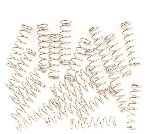 Musiclily Pro Stahl 25mm E-Gitarre Humbucker Tonabnehmer Pickup Feder, Nickel (20er Set)