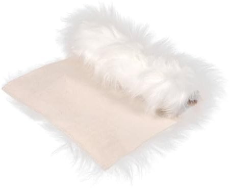 MUSISALY Elegant Nail Art Photography Props Fluffy Rug Mat Soft Photo Backdrop Acrylic Polyester