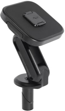 Peak Design Mobile Motorcycle Stem Phone Mount, Qi2 Charging, SlimLink Mounting Technology, Rigid Arm, Fits Hollow Steering Stem Nuts (13-26mm), Vibration Isolator, Motorcycle Phone Mount