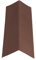 Onduline - Ortgangabschluss geeignet für Duro-S/Classic und Base Platte - Bitumenwellplatten Intensiv Braun - Ortgangprofil - Rand- & Dachkantenschutz für Nebengebäude - Maße 100x90x18cm