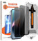 Reownest 2 Pack for iPhone 13/iPhone 14 Privacy Screen Protector [Auto Dust-Elimination] Easy to install, No Bubbles, Full Coverage 9H Hardness Anti-Spy Tempered Glass Film 6.1, Case Friendly