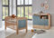 Arthur Berndt Babyzimmer Set Roofy 2-TLG. Wickelkommode mit abnehmbarem Wickelaufsatz, Babybett inkl. Lattenrost Salbei/Nagano Oak
